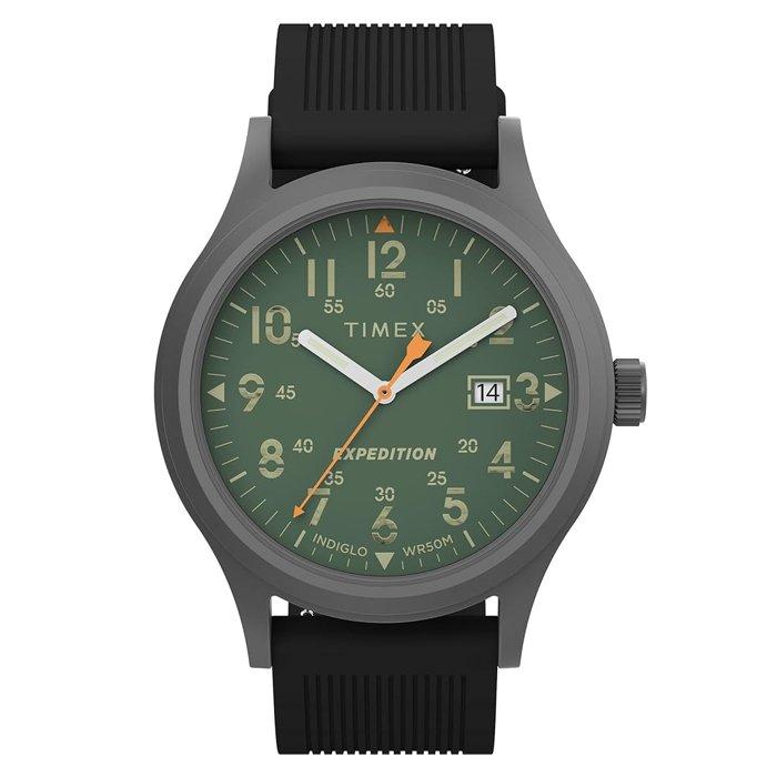 

Timex expedition men's watch, 40mm, silicone band, tw4b302006v - black