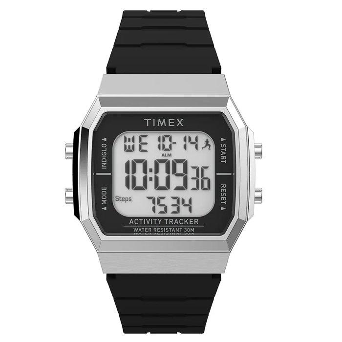 

Timex sport unisex watch, 40mm, rubber band, tw5m607006v - black