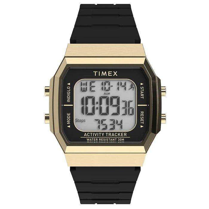 

Timex sport unisex watch, digital band, 40mm, rubber band, tw5m609006v - black