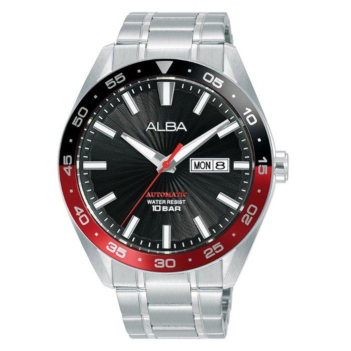 

Alba mechanical watch for men, analog, 43. 5mm, stainless steel strap, a3b001x1 - silver