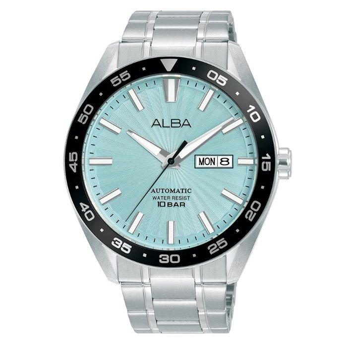 

Alba mechanical watch for men, analog, 43. 5mm, stainless steel strap, a3b005x1 - silver