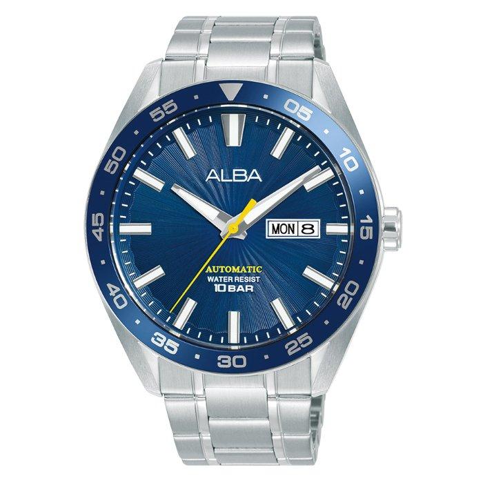 

Alba mechanical watch for men, analog, 43. 5mm, stainless steel strap, a3b009x1 - silver