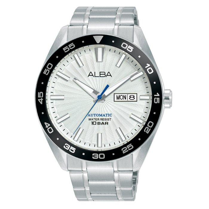 

Alba mechanical watch for men, analog, 43. 5mm, stainless steel strap, a3b011x1 - silver