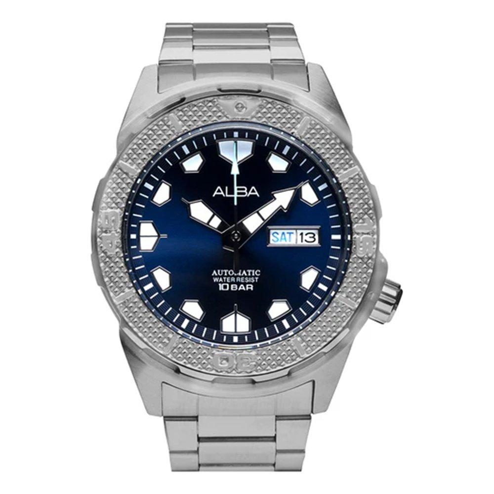 

Alba active men's watch,analog, 42. 4mm, stainless steel strap, al4559x1 - silver