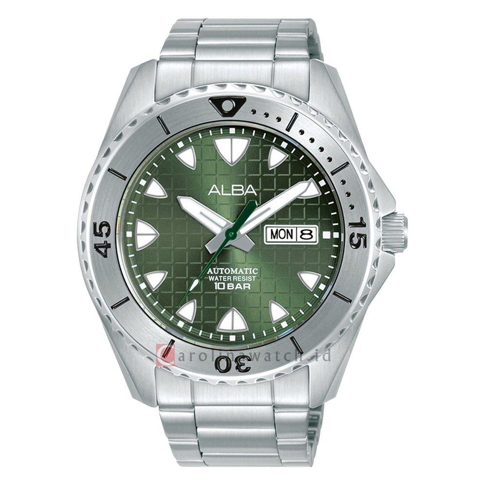 

Alba active men's watch, analog, 44. 5mm, stainless steel strap, al4577x1- silver