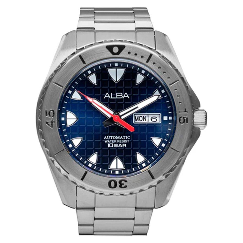 

Alba active men's watch, analog, 44. 5mm, stainless steel strap, al4579x1- silver