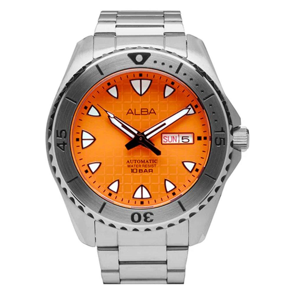 

Alba active men's watch, analog, 44. 5mm, stainless steel strap, al4581x1- silver
