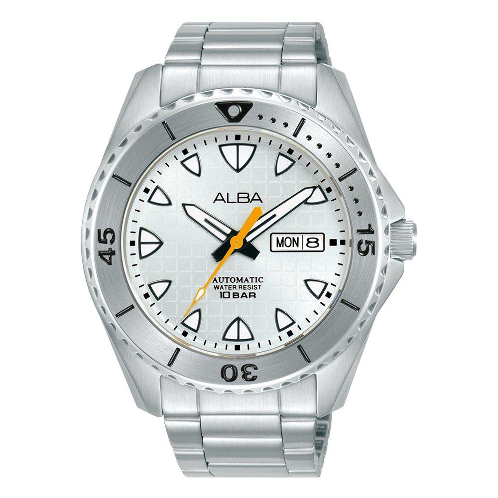 

Alba active men's watch, analog, 44. 5mm, stainless steel strap, al4583x1- silver