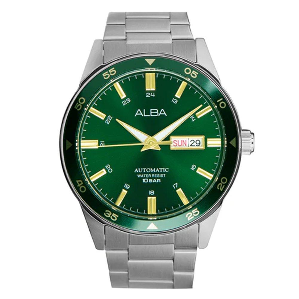 

Alba active men's watch, analog, 43mm, stainless steel strap, al4589x1- silver