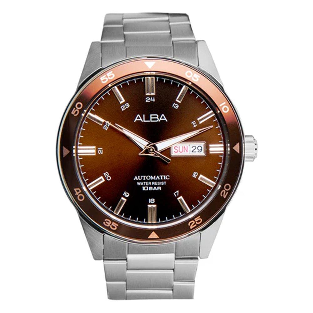 

Alba active men's watch, analog, 43mm, stainless steel strap, al4591x1- silver