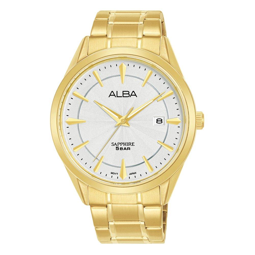 

Alba prestige men's watch, analog , 41mm, stainless steel strap, as9s46x1- gold