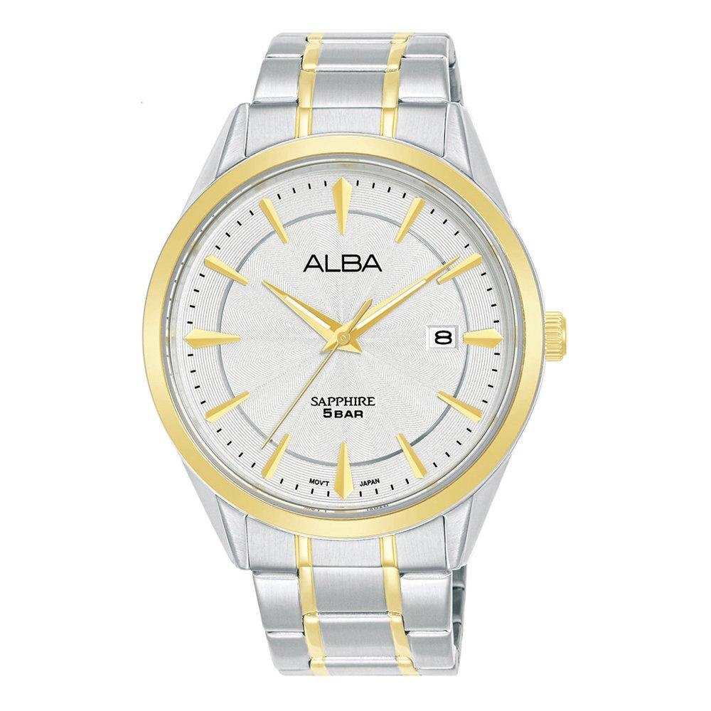 

Alba prestige men's watch, analog , 41mm, stainless steel strap, as9s50x1- silver