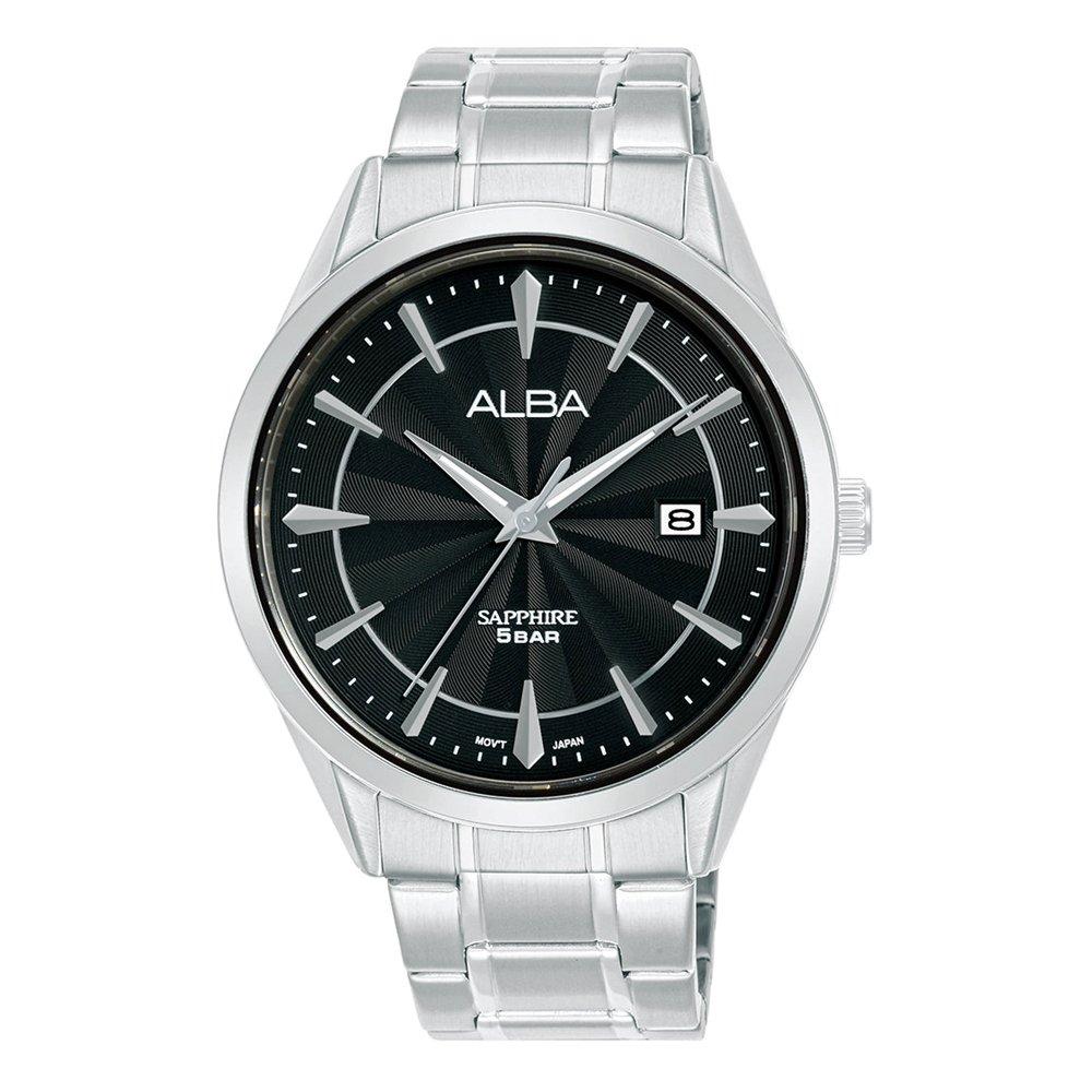 

Alba prestige men's watch, analog , 41mm, stainless steel strap, as9s53x1- silver