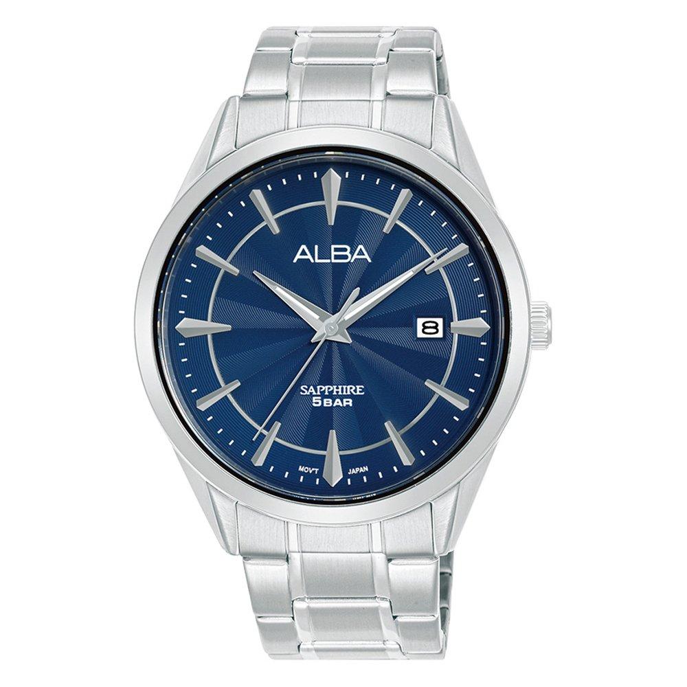 

Alba prestige men's watch, analog , 41mm, stainless steel strap, as9s55x1- silver