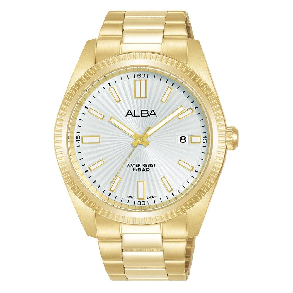 

Alba prestige men's watch, analog , 42mm, stainless steel strap, as9s60x1- gold