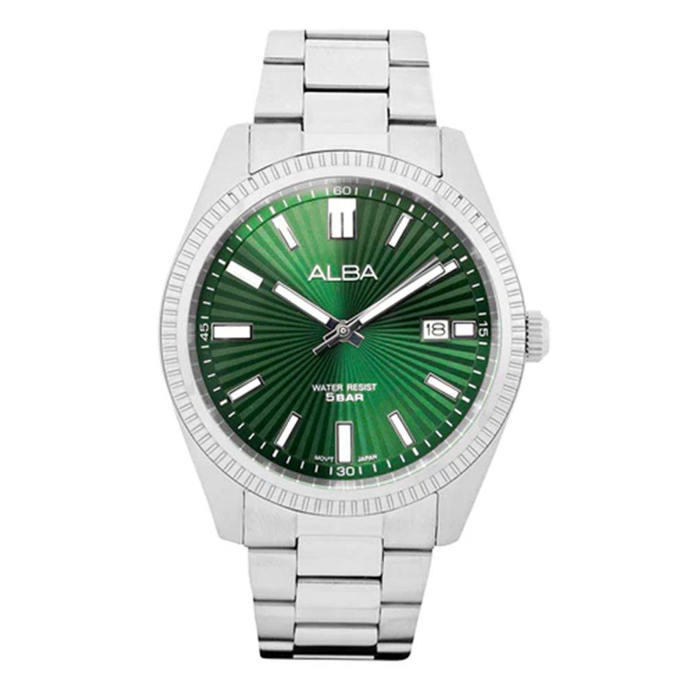 

Alba prestige men's watch, analog , 42mm, stainless steel strap, as9s67x1- silver