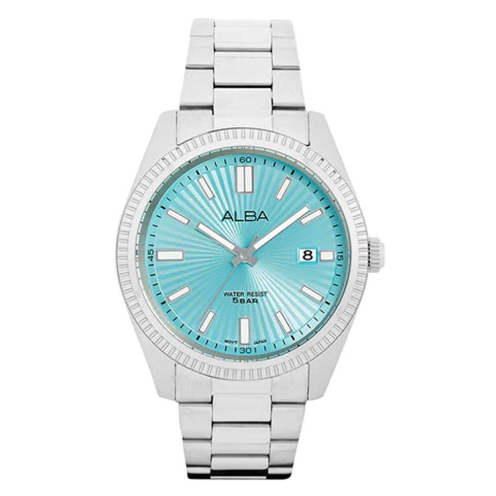 

Alba prestige men's watch, analog , 42mm, stainless steel strap, as9s71x1- silver