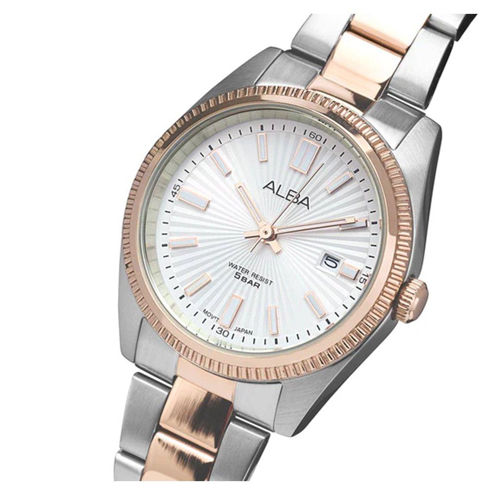 

Alba prestige women's watch, analog , 30mm, stainless steel strap, ah7ck6x1- silver