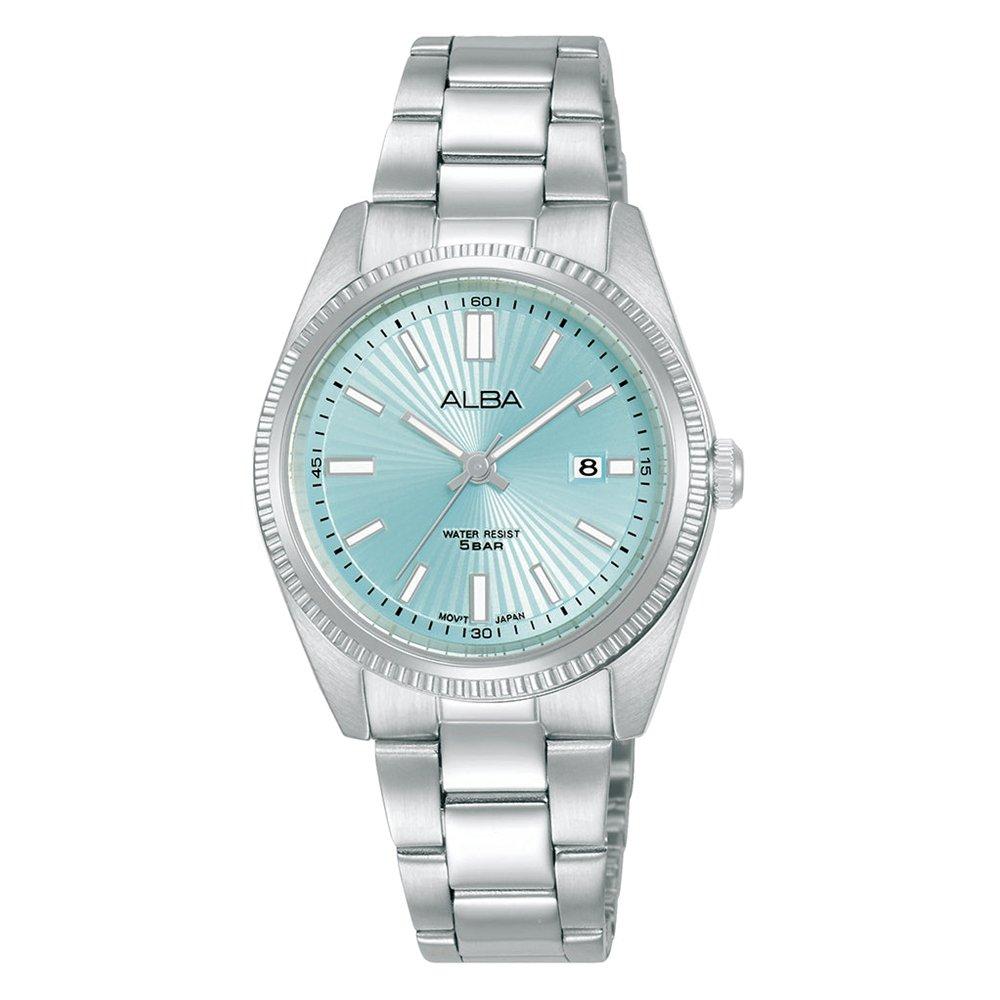 

Alba prestige ladies watch, analog, 30mm, stainless steel strap, ah7cl7x1- silver