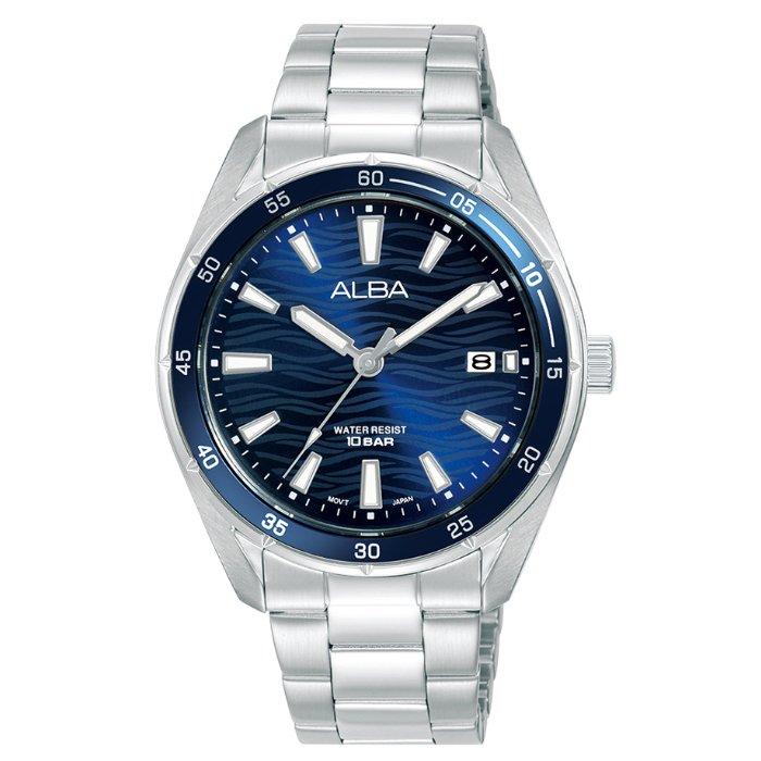 

Alba active watch for women, analog, 36mm, stainless steel strap, ag8n61x1 - silver