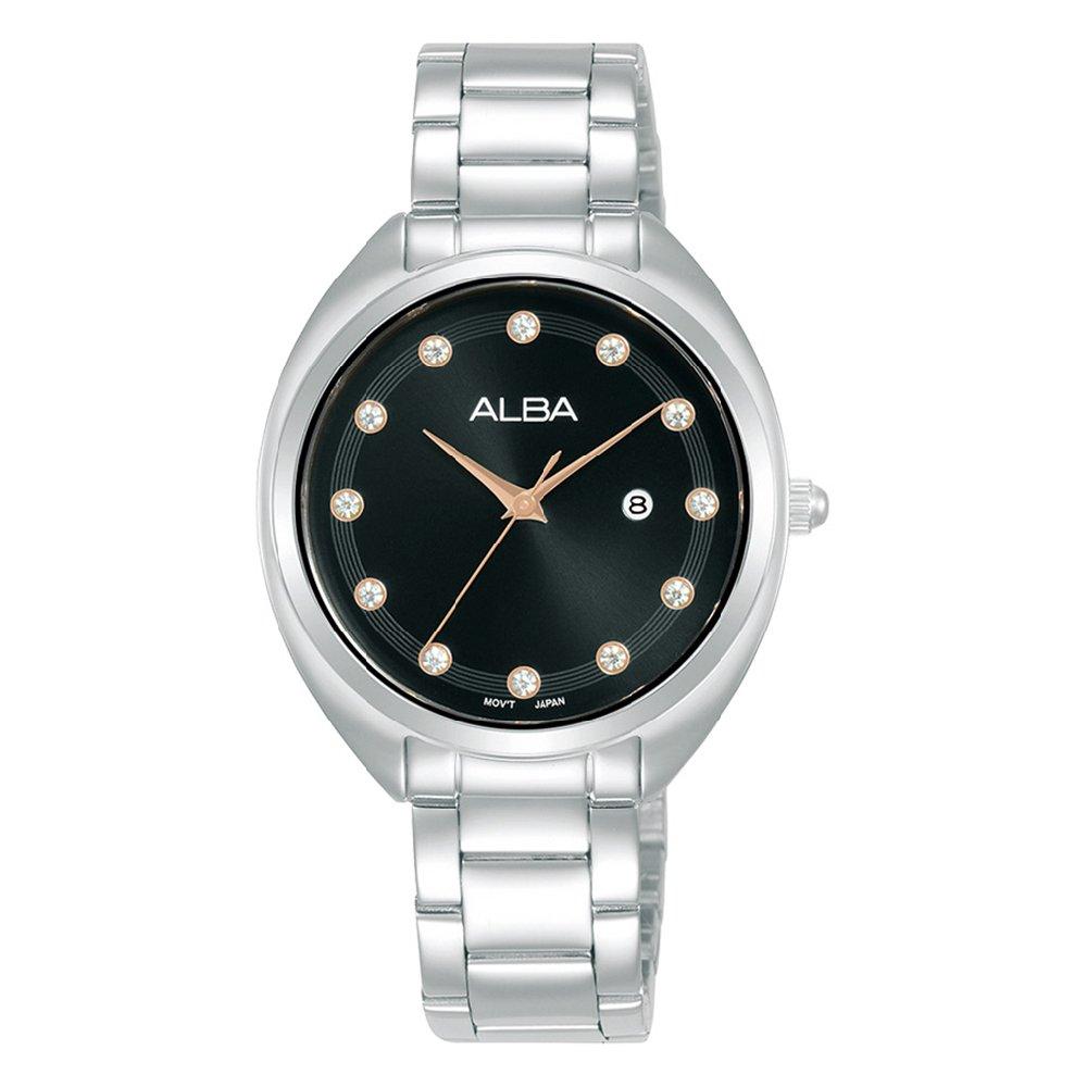 

Alba 32mm fashion watch for women, analog, stainless steel band, ah7cu1x1-silver