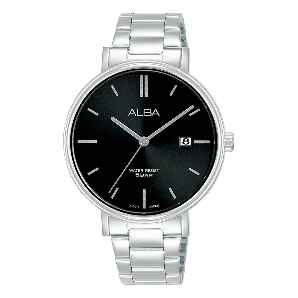 

Alba 36mm fashion watch for women, analog, stainless steel band, ag8p01x1 - silver