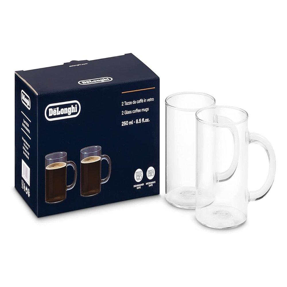 

Delonghi long american coffee glasses 2 pieces, dlsc320 – clear