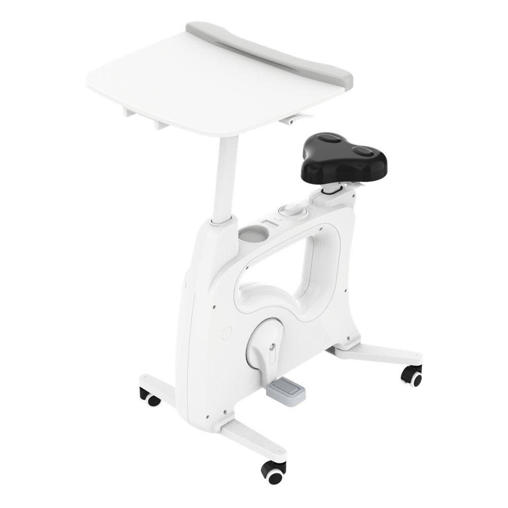 

Eq ergonomic exercise desk bike, f209dt – white