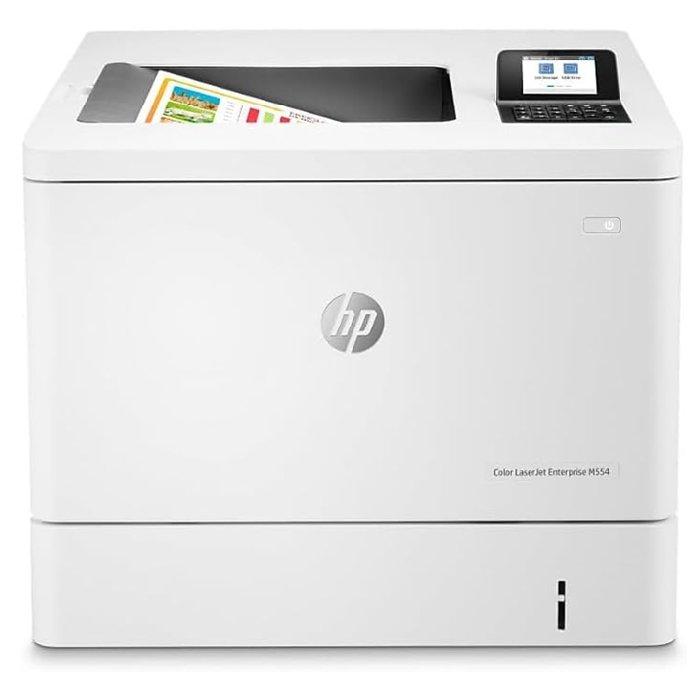

Hp color laserjet enterprise m554dn printer, 7zu81a - white