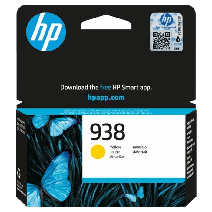 

Hp 938 yellow original ink cartridge, 800 pages - 4s6x7pe