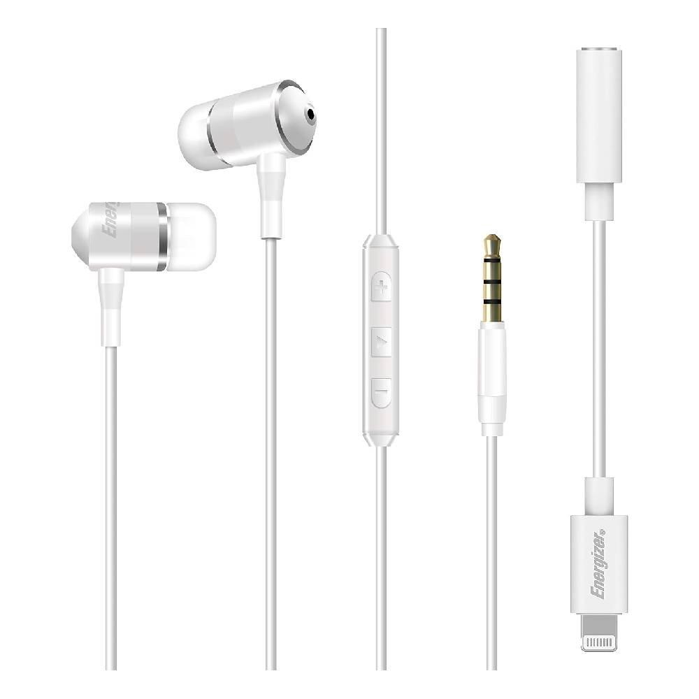 

Energizer wired earphones 3. 5mm jack, uil35wh - white
