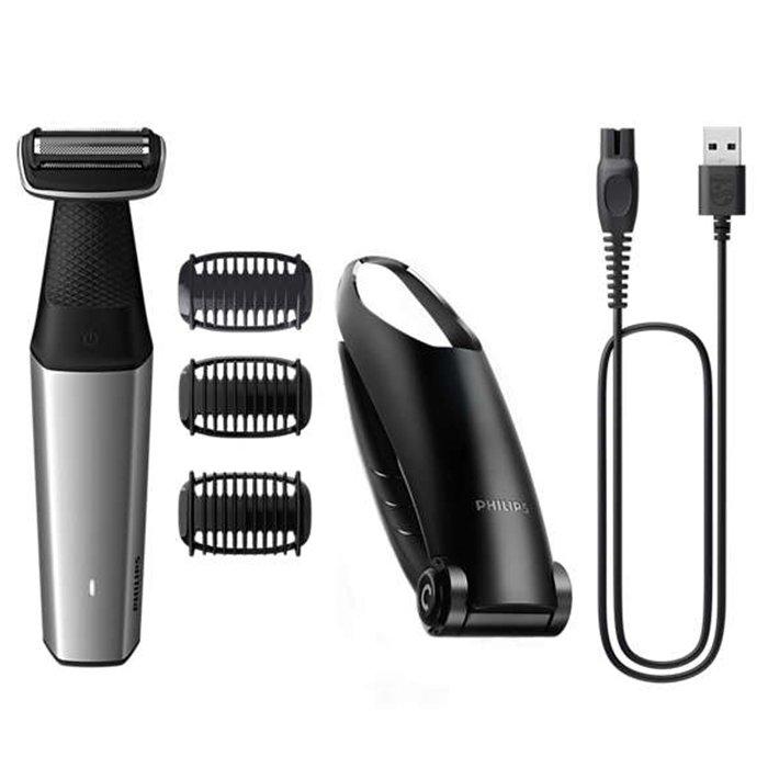 

Philips series 5000 cordless body groomer, 5w, bg5021/15 – black/silver