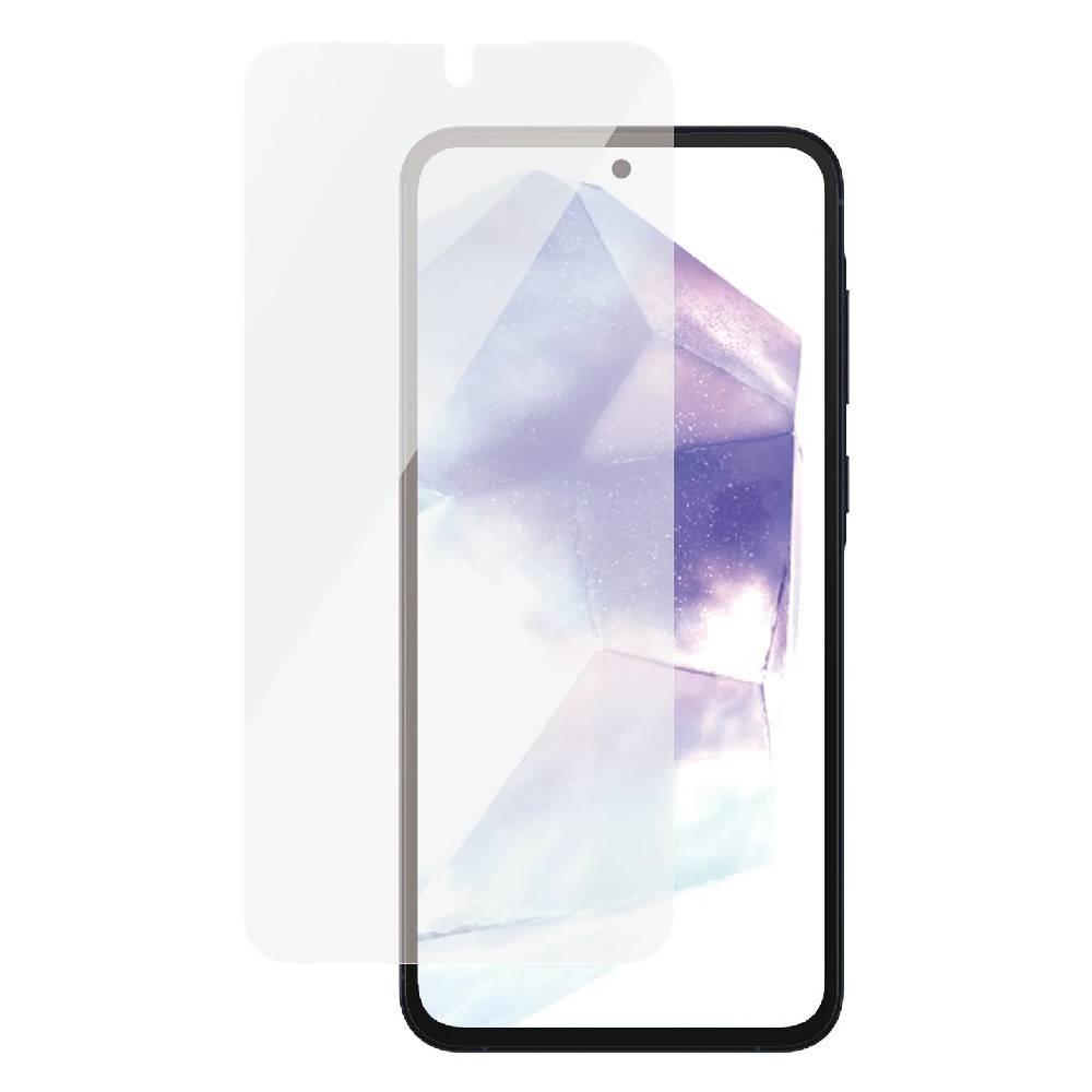 

Panzer ultra-wide fit screen protector for samsung galaxy a55, safe95687 - clear