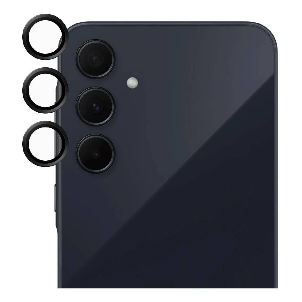 

Panzer hoops camera lens protector for samsung galaxy a35 phone, safe95688 - black