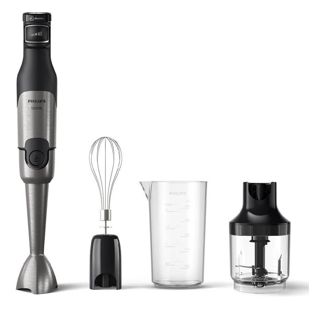 

Philips hand blender with chopper and whisk, 1200w, hr2683/00 - black