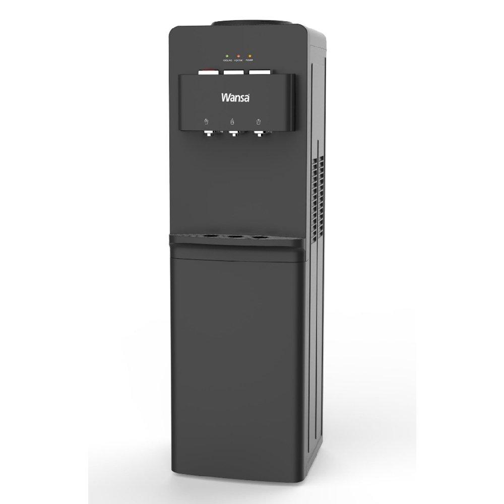 

Wansa water dispenser 3 tap hot & cold, wwd3fsrbc1 - black