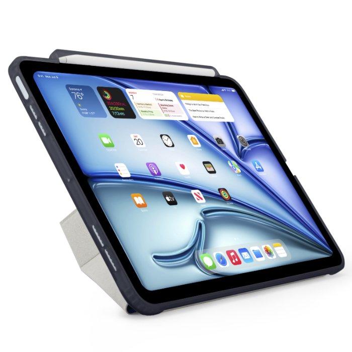 

Pipetto ipad air origami pencil case 11-inch (gen 4th & 5th,m2,m3) - dark blue
