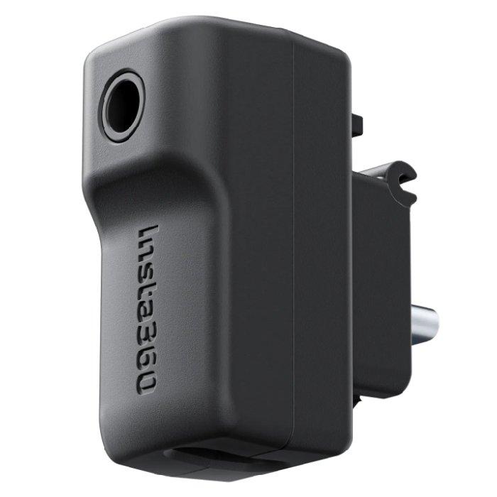 

Insta 360 x4 mic adaptor, i04cinsbbmb - black
