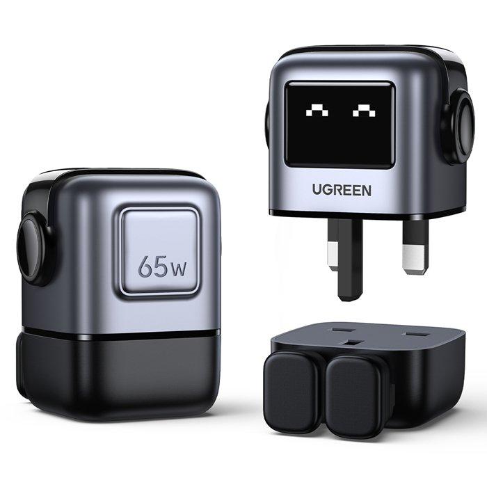 

Ugreen nexode rg 65w usb-c gan charger, 9000534489 – grey
