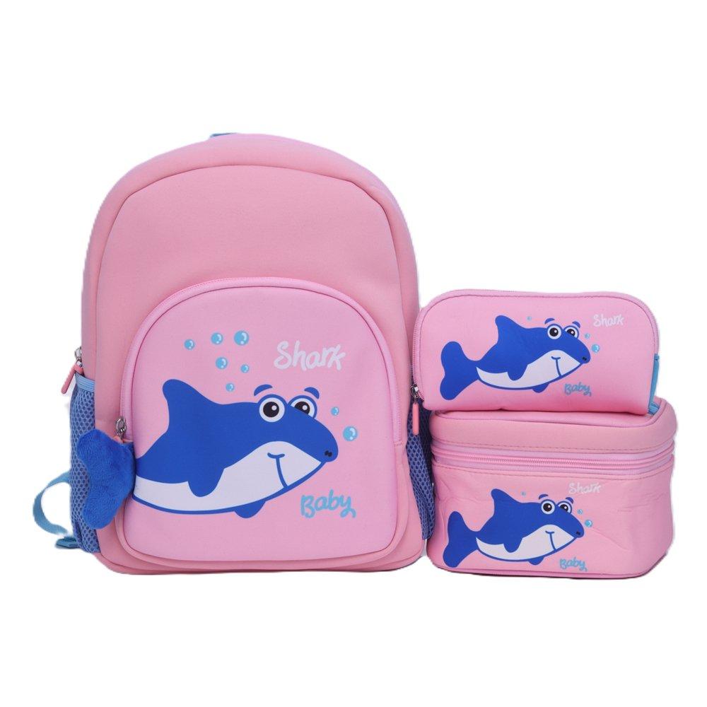 

Eq 3 in 1 shark kids bags, klb240235l-pk - pink