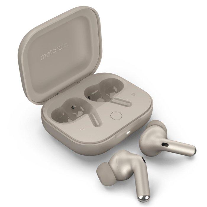 

Motorola moto buds+ wireless earbuds - beach sand