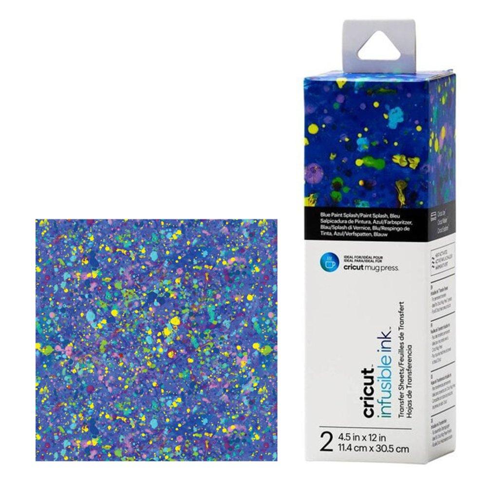 

Cricut 2 pack infusible ink transfer sheets, 2008891 - blue paint splash