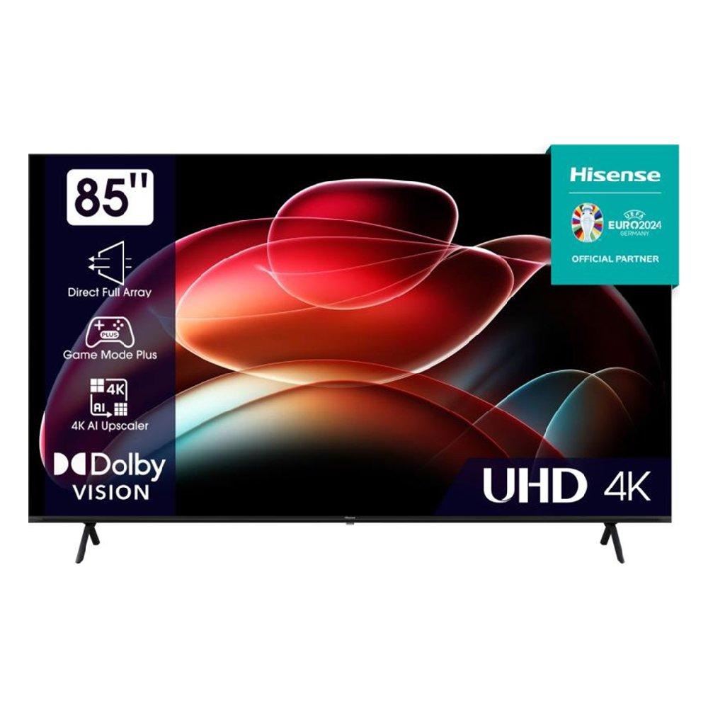 

Hisense 85-inch uhd led smart tv, 85a65ks – black