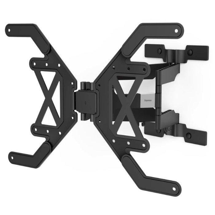 

Hama full motion wall bracket for 37-to-75-inch tv, 118064 – black