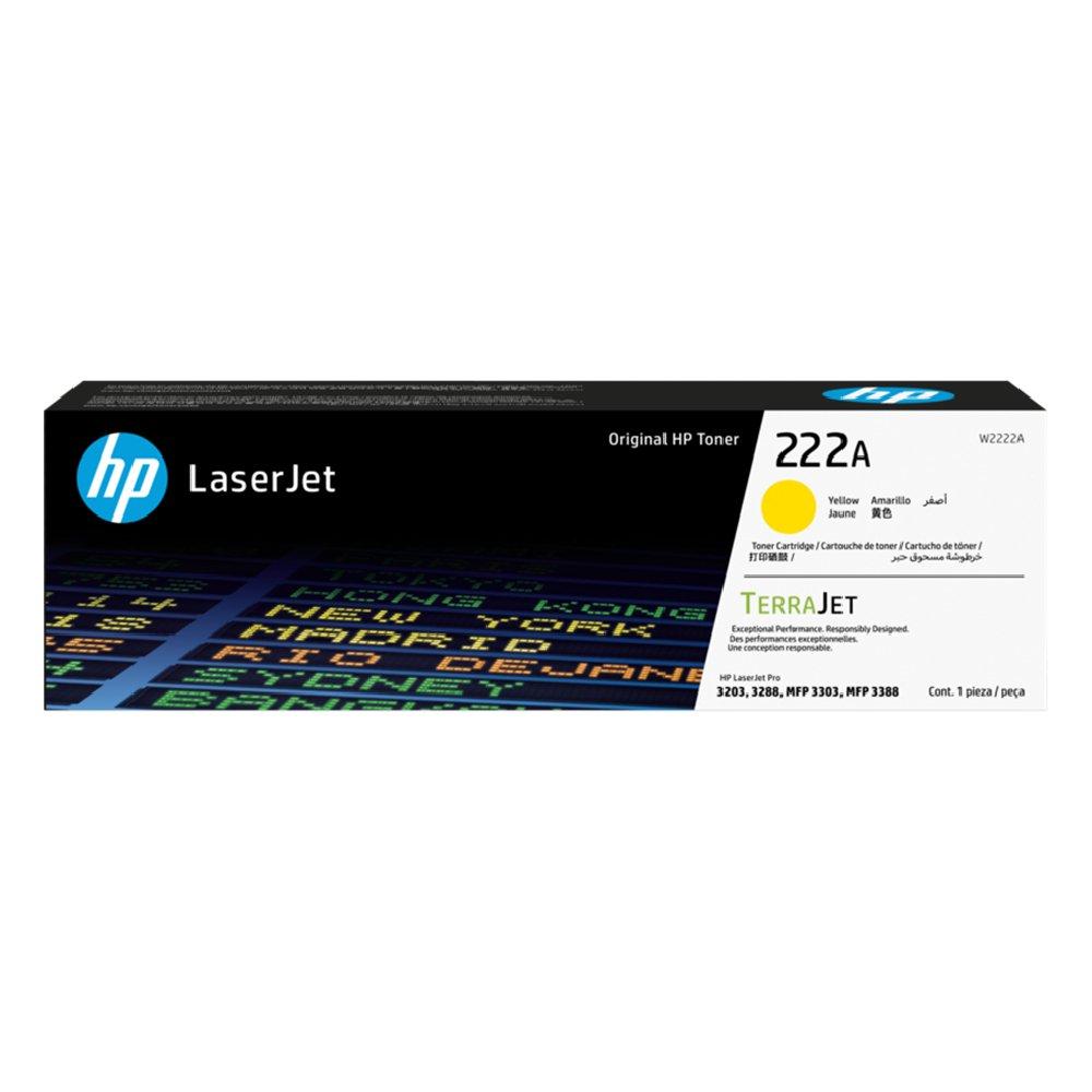 

Hp 222a original laserjet toner cartridge, w2222a - yellow