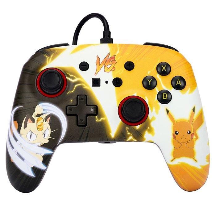 

Powera nintendo switch wired controller pikachu vs. Meowth