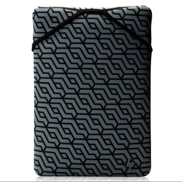 

Hp reversible protective 15-inch geo laptop sleeve, 2f2l0aa - grey