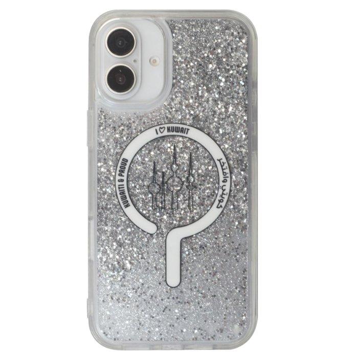 

Eq liquid sand iphone 16 case - clear