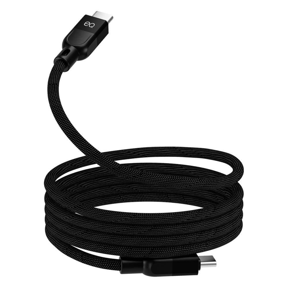 

Eq usb-c to usb-c cable,100w, 1m, a23cc10010 - black
