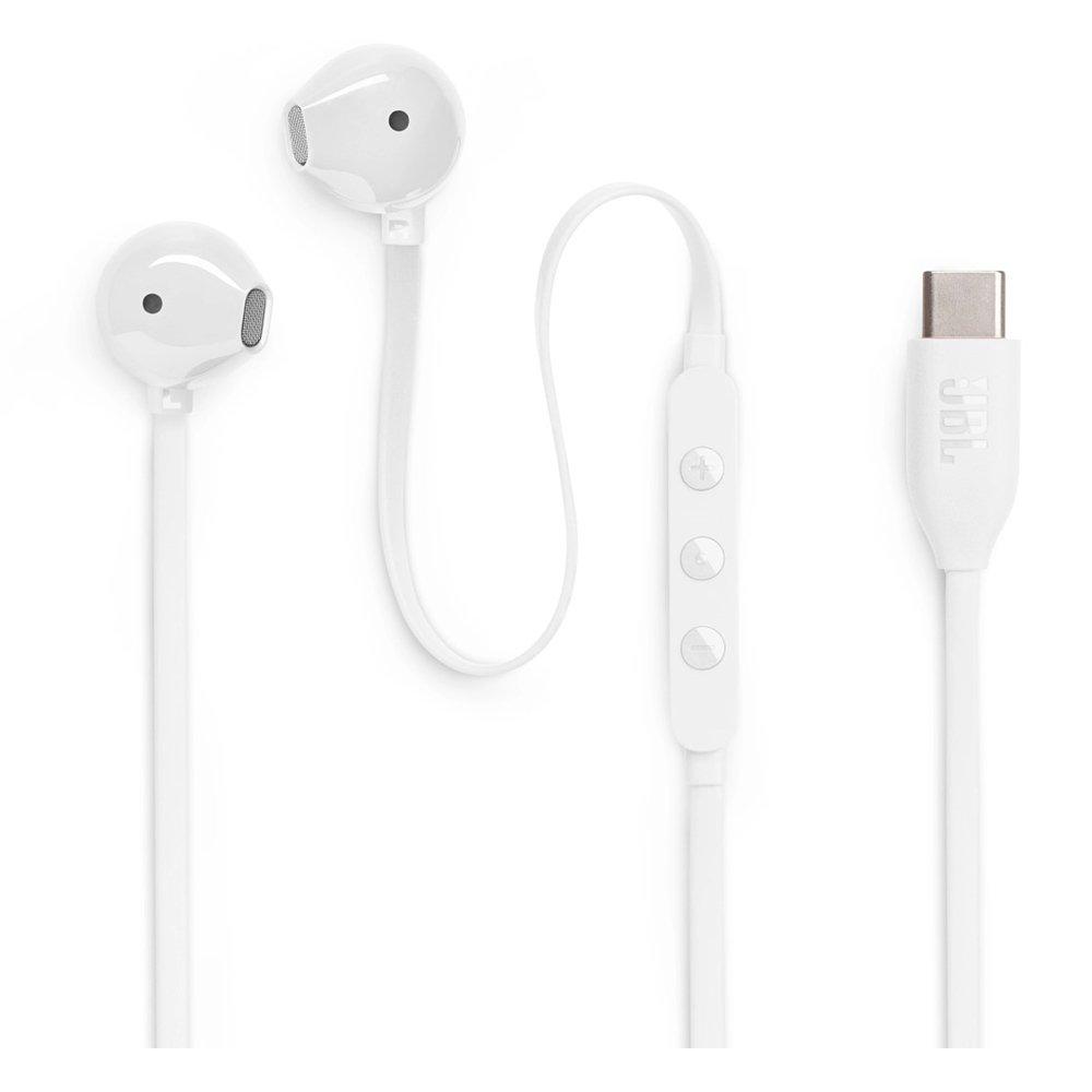 

Jbl tune 305 usb-c wired in-ear earphones, jblt305cwht – white